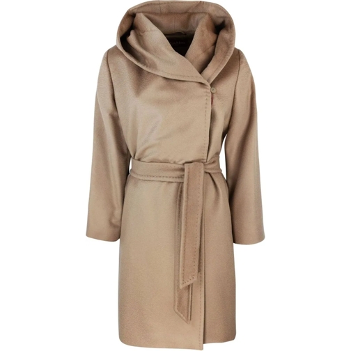 Max Mara Vestes d'été Max Mara Studio Coats Brown schwarz