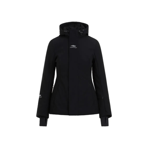 Balenciaga Parka-Mäntel Black Ski Hourglass Parka Black