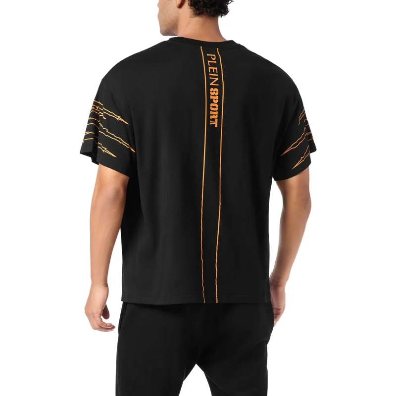 Plein Sport T-Shirt T-Shirt Rundhalsausschnitt Ss Scratch schwarz(Image 2)