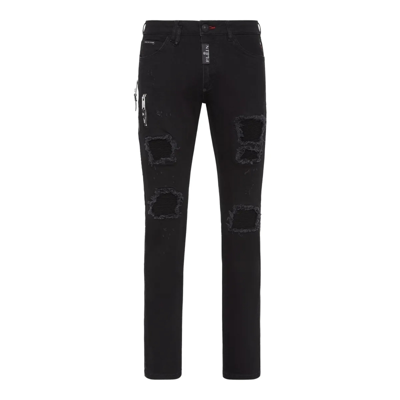 Philipp Plein Jeans mit geradem Bein Jeans Regular Fit schwarz