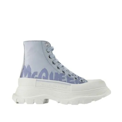Alexander McQueen sneaker basse Tread Slick Sneakers - Leather Blue