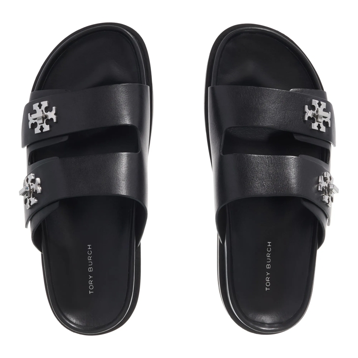 サンダル・ミュール Tory Burch T LOCK SPORT SLIDES Tory Burch T Lock Sport Slide Perfect Black | Sandals