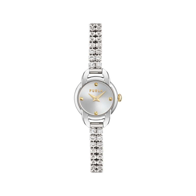 Furla Quarzuhr Quarz-Analoguhr Furla Mini Shape silber