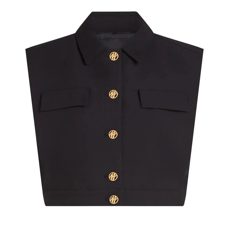 Karl Lagerfeld Daunenjacke Kurze Weste schwarz