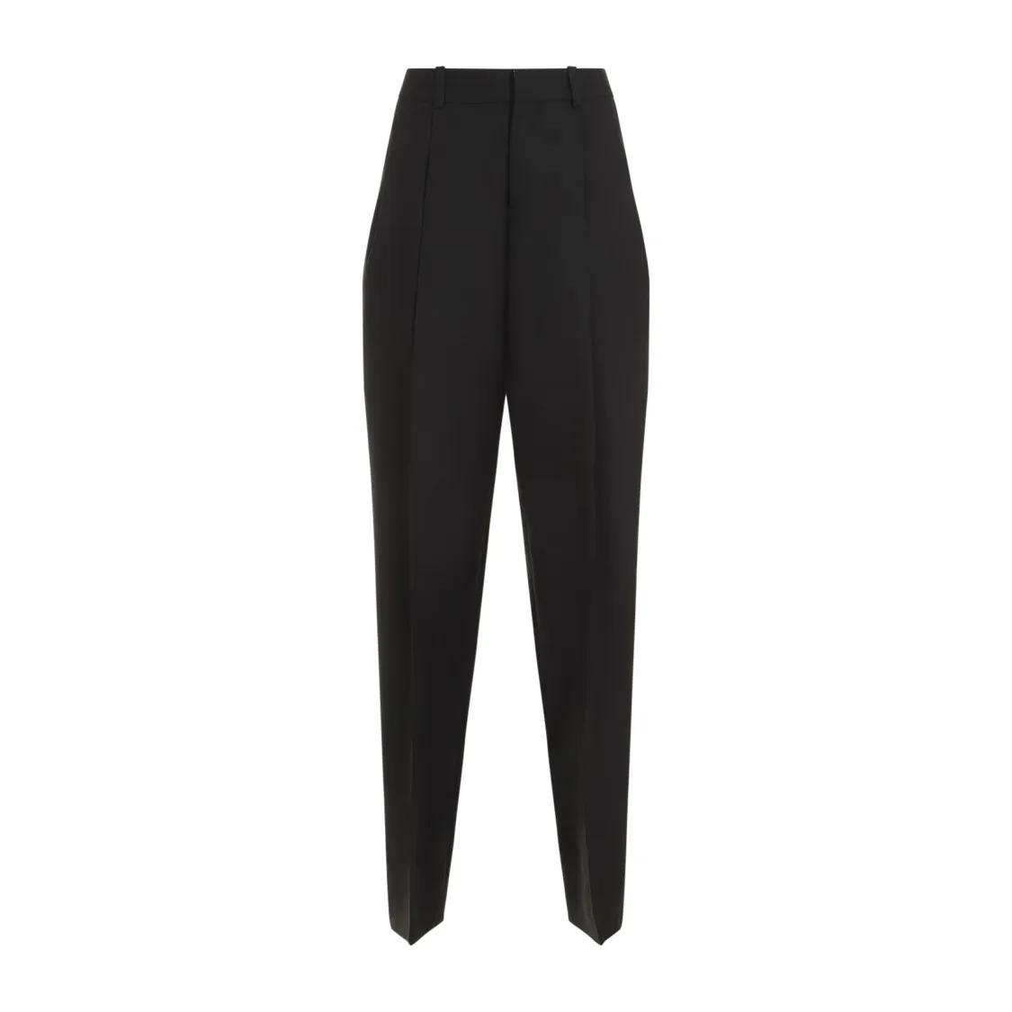 Jacquemus - Le Pantalon Curzio Black Cotton Pants - Größe 38 - schwarz