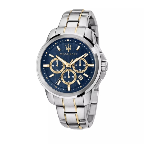 Maserati Watch Hau Successo 44mm Silver/Gold Chronograph