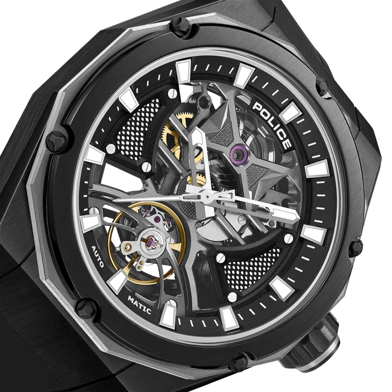 Police Automatikuhr Automatikuhr Dayton schwarz(Image 3)