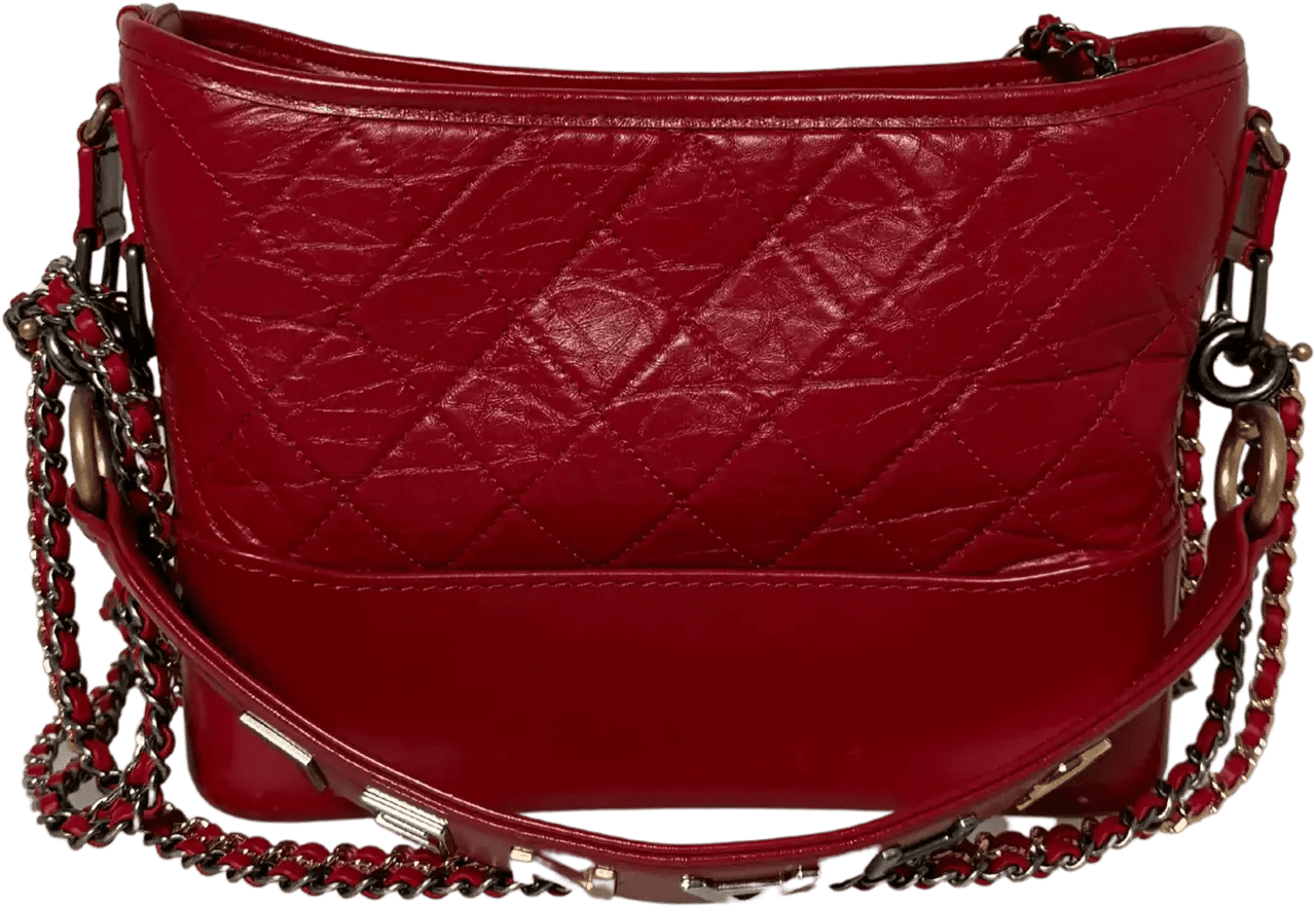 Thumbnail - Chanel Crossbody Bags - Chanel Gabrielle medium hobo bag red 2020 full set - Gr. unisize - in Rot - für Damen