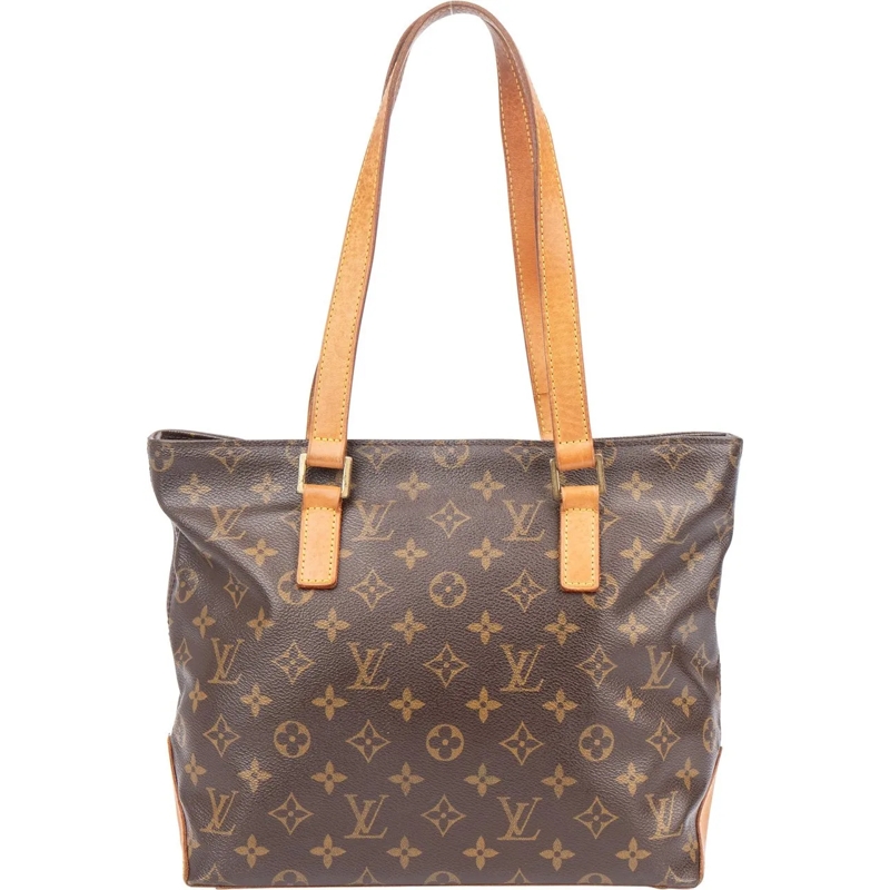 Louis Vuitton Tote Louis Vuitton Canvas Monogram Cabas Piano Handbag braun