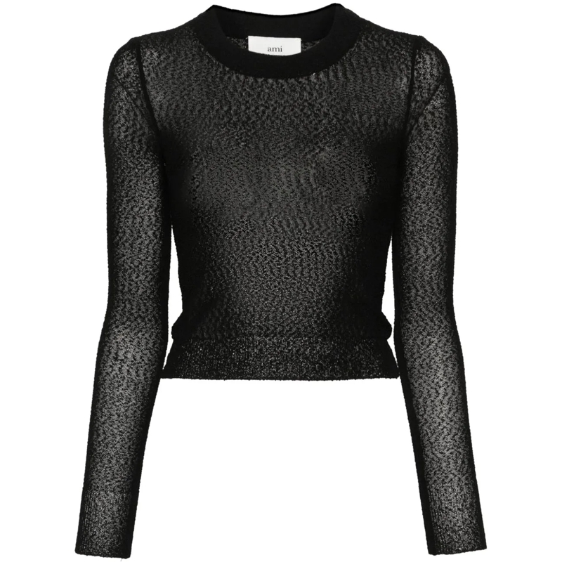 AMI Paris  Sweaters Black schwarz