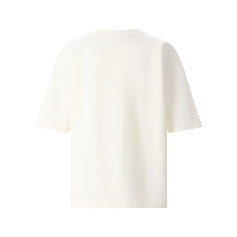 AMI Paris T-Shirt T-Shirt mit Logo weiß(Image 3)