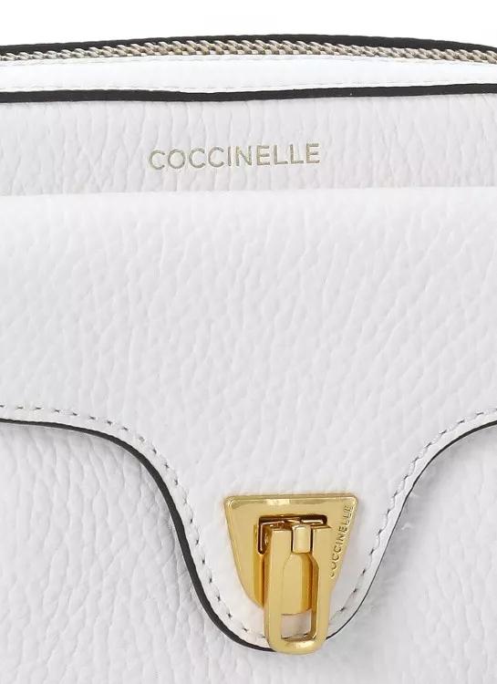 Coccinelle Shoppers Beat Soft Mini Shoulder Bag in wit