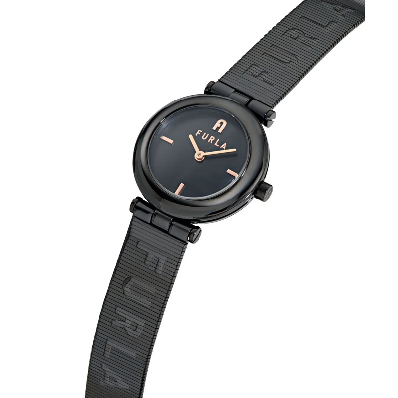 Furla Quarzuhr Quarz-Analoguhr Furla Piuma schwarz(Image 3)
