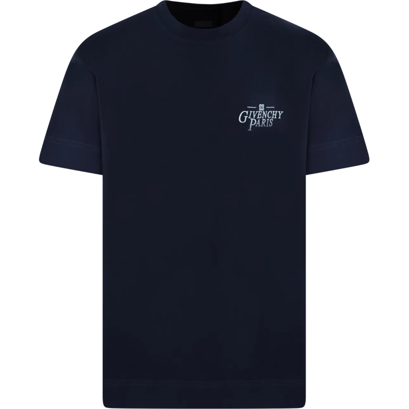 Givenchy T-Shirt Heren Givenchy T-Shirt Blauw blau