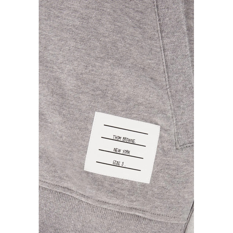 Thom Browne  Thom Browne Melange grey cotton sweatshirt grau(Image 3)