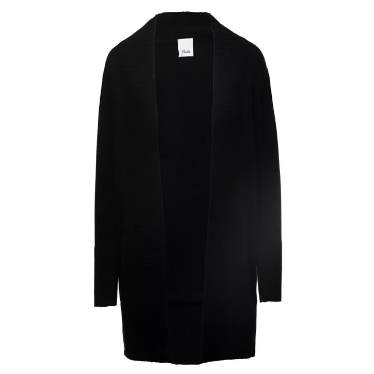 Black open outlet cardigan