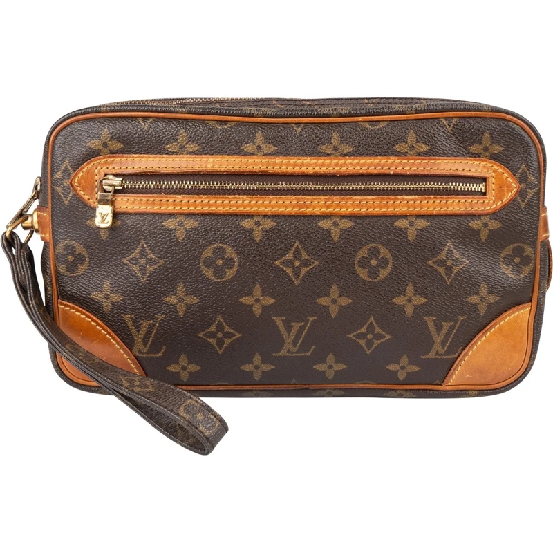 Louis Vuitton Tote Louis Vuitton Canvas Monogram Marly Dragonne GM Cl braun