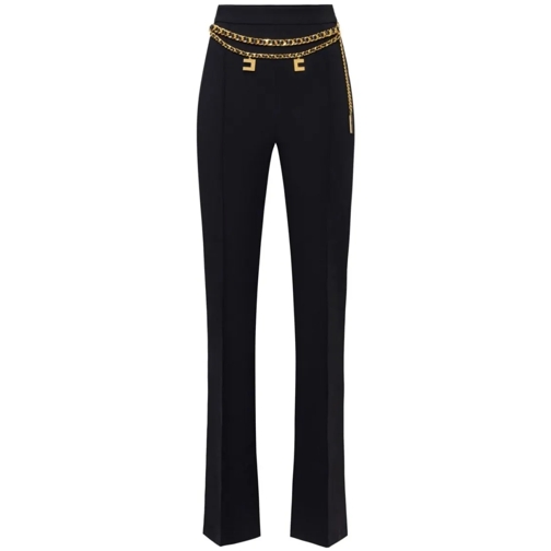 Elisabetta Franchi  Black Flared Trouser Black