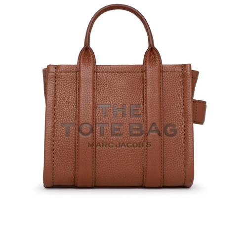 Marc Jacobs Fourre-tout Brown Leather Micro Tote Bag Brown