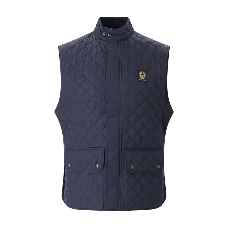 Belstaff Vest Weste mit Logo blau(Image 2)