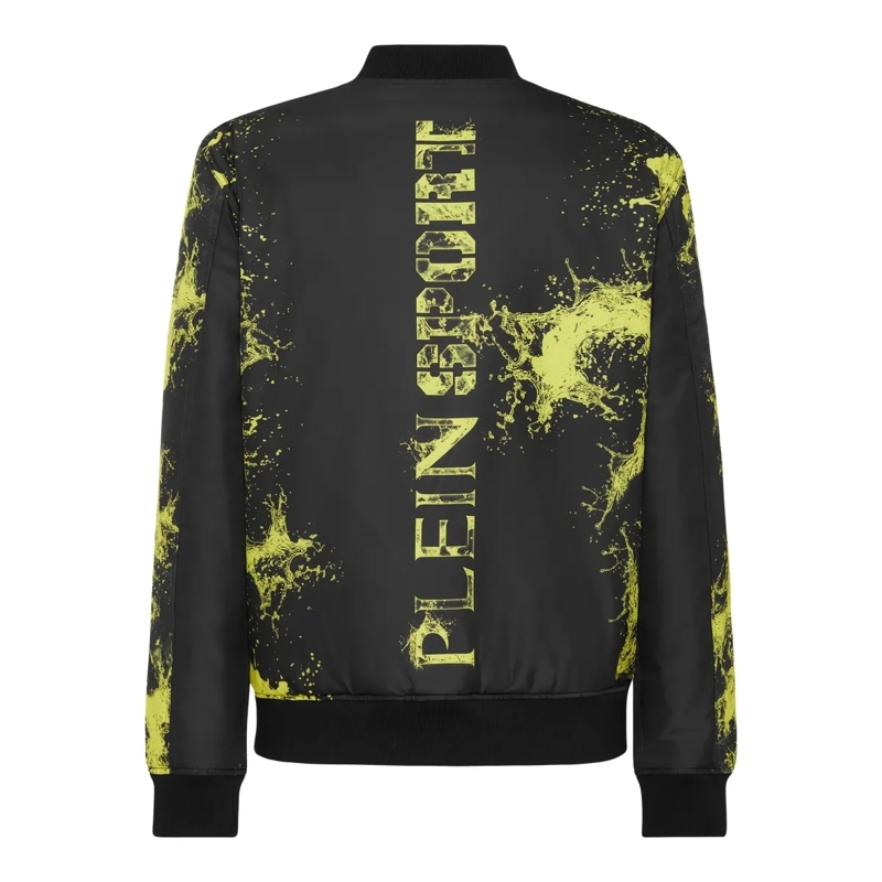Plein Sport Daunenjacke Bomber Splash schwarz(Image 2)