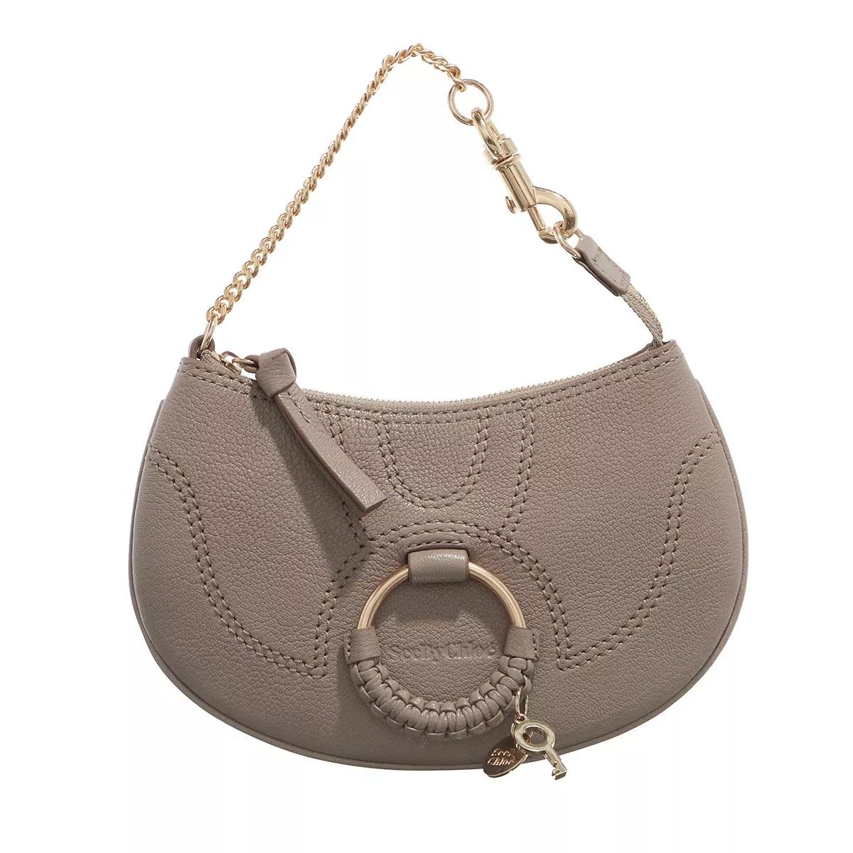 See By Chloé Hobo Bag - Hana Leather Shoulder Bag - Gr. unisize - in Taupe - für Damen