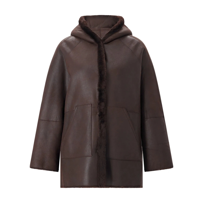 Werner Christ Jacke Wendejacke Greta aus Leder braun