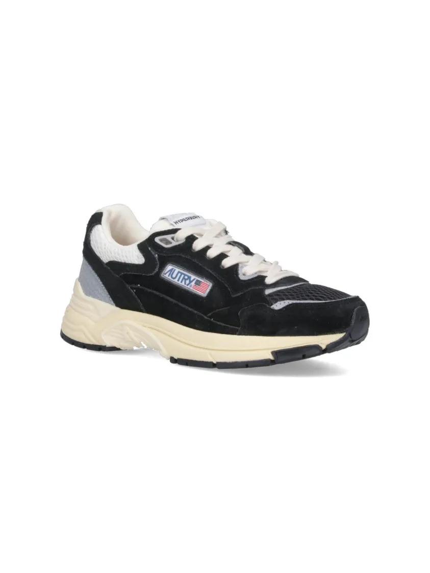 Thumbnail - Autry Low-Top Sneaker - Hyperway Sneakers With Front Lacing And Logo Detai - Gr. 36 (EU) - in Schwarz - für Damen