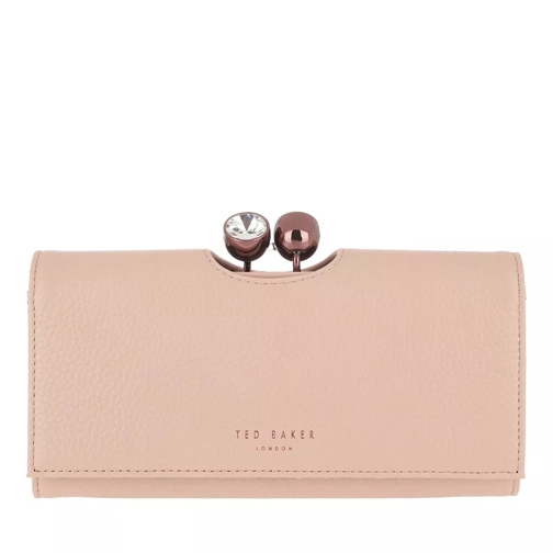 Ted Baker Solange Twisted Crystal Bobble Matinee Purse Taupe Continental Wallet-plånbok