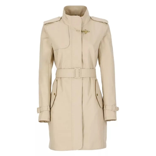 Fay Cotton Trench Coat Neutrals 