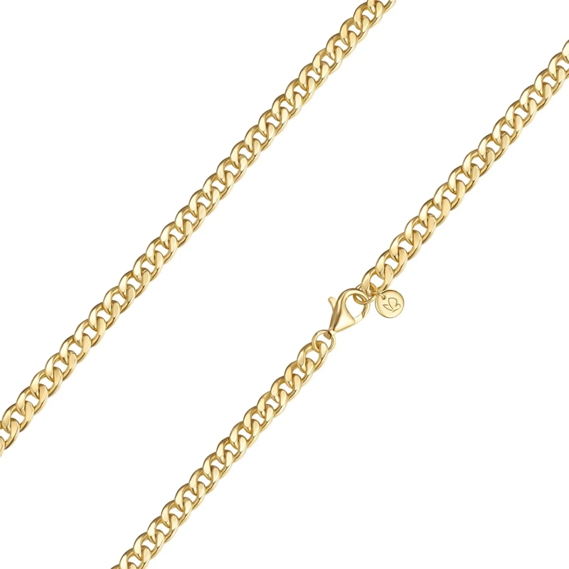 Glanzstücke München Mittellange Halskette Sterling Silber Halskette gold(Image 3)