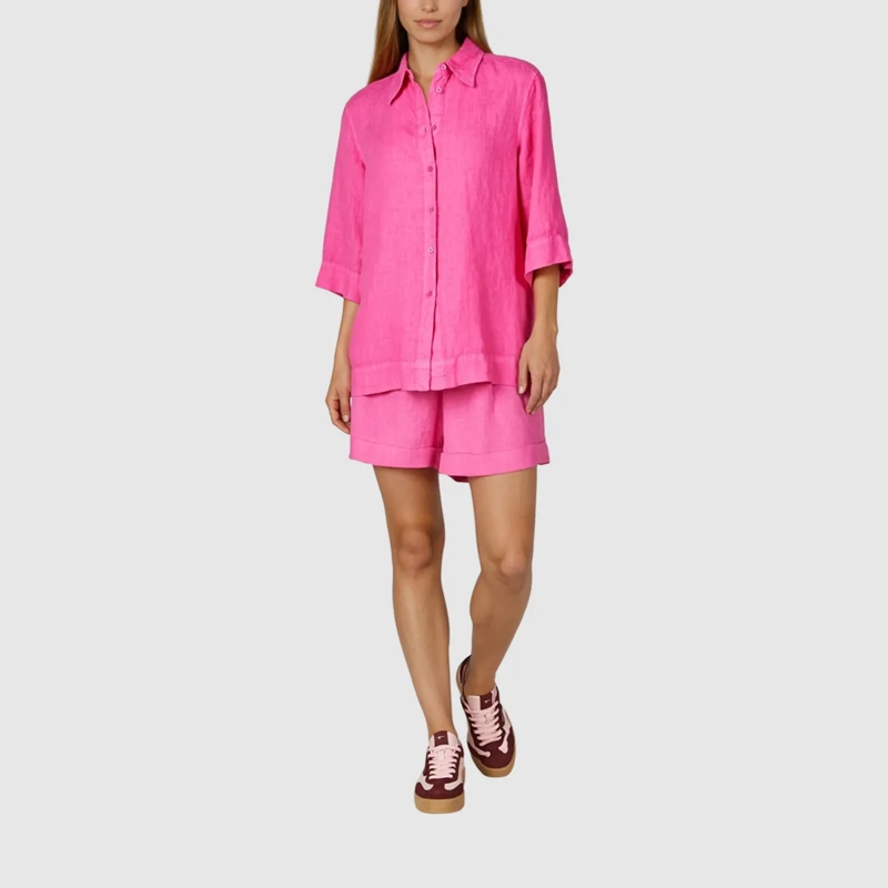 Marc Aurel Hemd Leinenhemd pink(Image 2)