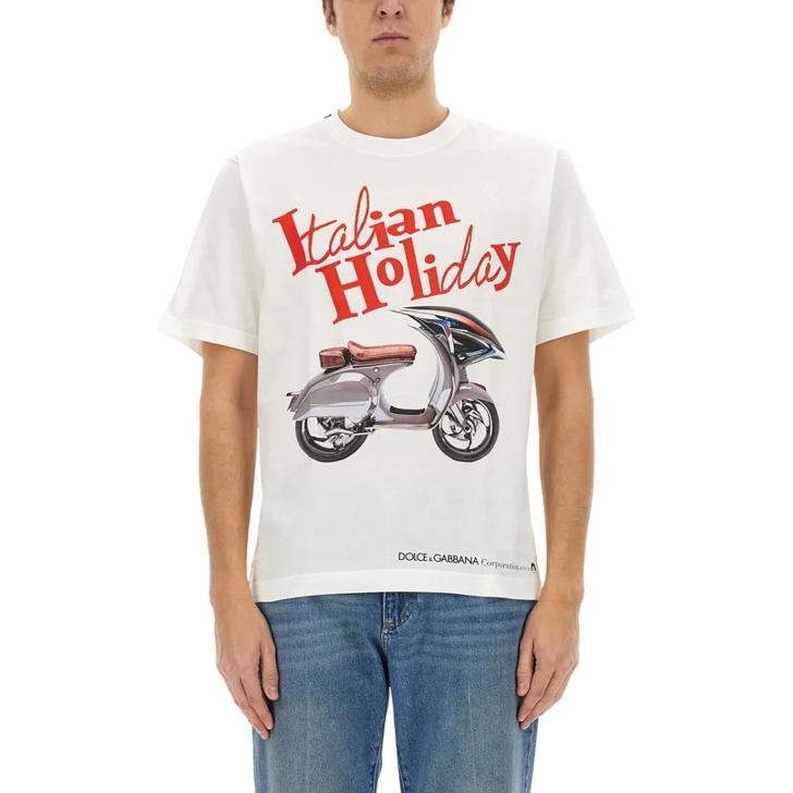 【関税&送料込】Dolce & Gabbana T-Shirt With Wasp Print Dolce & Gabbana T-Shirt With 