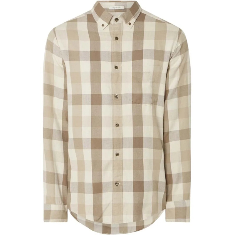 GANT  Gant  Lange Mouw Overhemden Beige 3230200 204 beige