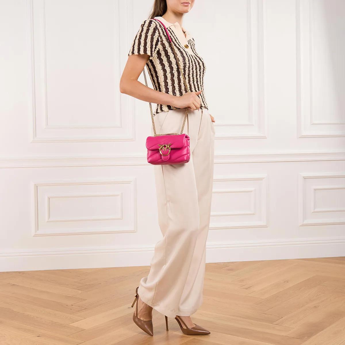 Pinko Love Puff Baby Cl Pink Crossbody Bag