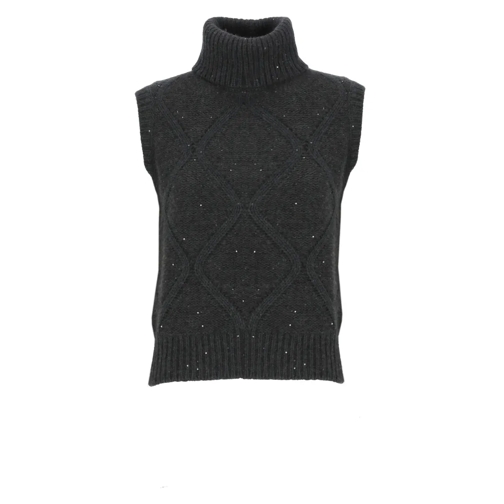 Fabiana Filippi Pull à col roulé Wool Sweater Black