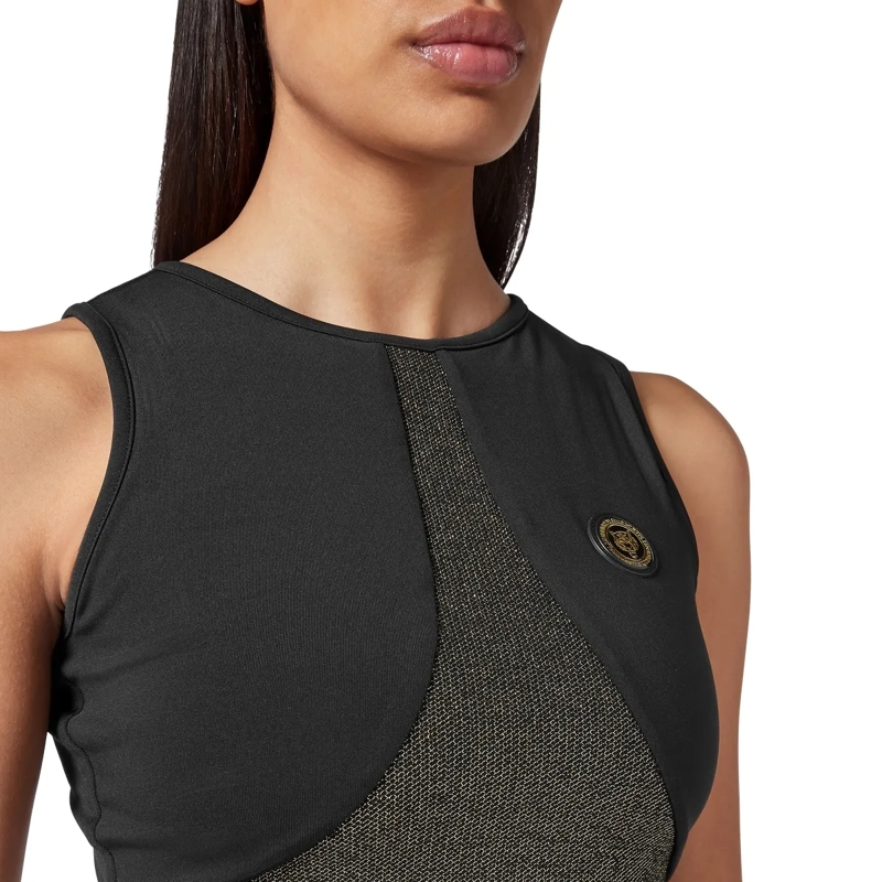 Plein Sport Top Sport Top Statement schwarz(Image 5)