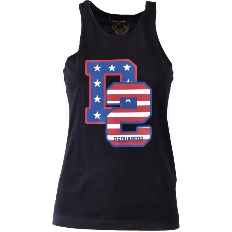 Dsquared2 T-shirt Tops Black schwarz