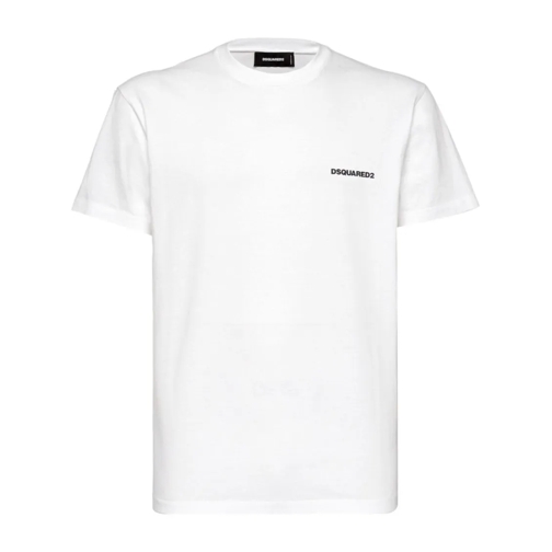 Dsquared2 White Cotton T-Shirt White T-Shirts