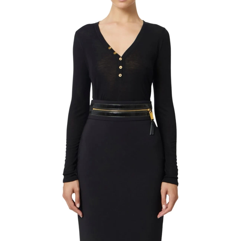 Elisabetta Franchi  Sweaters Black schwarz