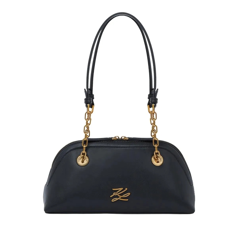Karl Lagerfeld Schultertasche SMALL K/AUTOGRAPH BOWLING Schultertasche schwarz