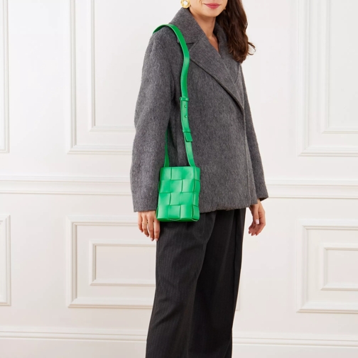 Bottega Veneta Crossbody Bag Mini Cassette Crossbody Bag Green (Image 2)