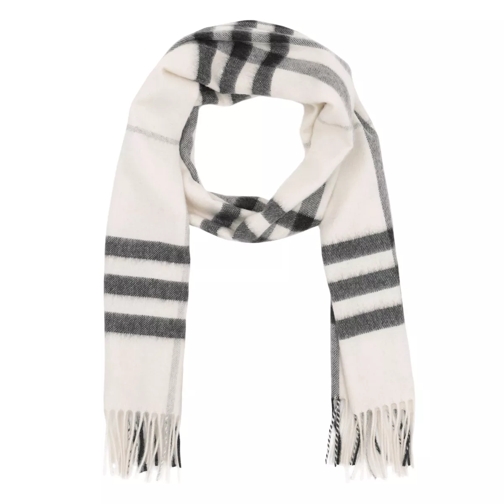 Burberry Giant Icon Scarf Natural White Kasjmier Sjaal