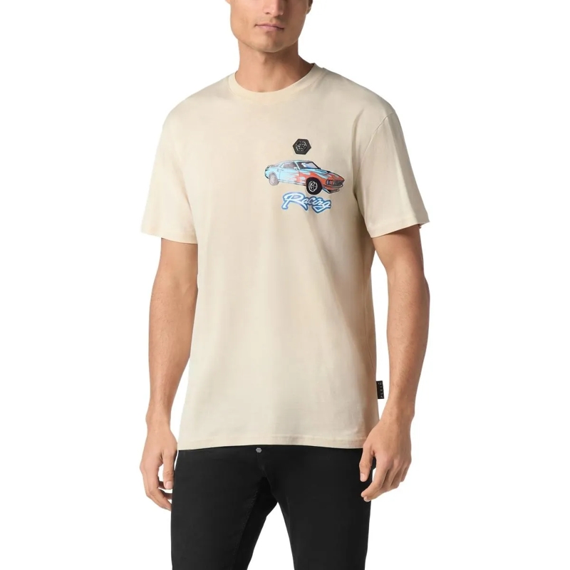 Philipp Plein T-Shirt T-Shirt Racing beige(Image 4)