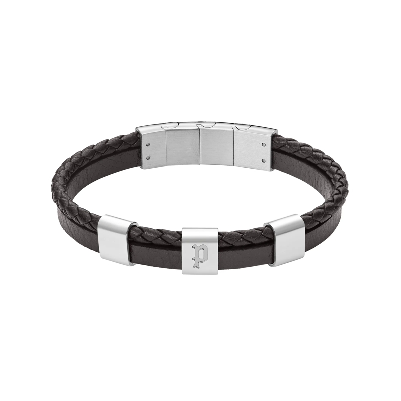 Police Armband Armband Unity- Herrenarmband- Farbe: schwarz-  braun(Image 2)