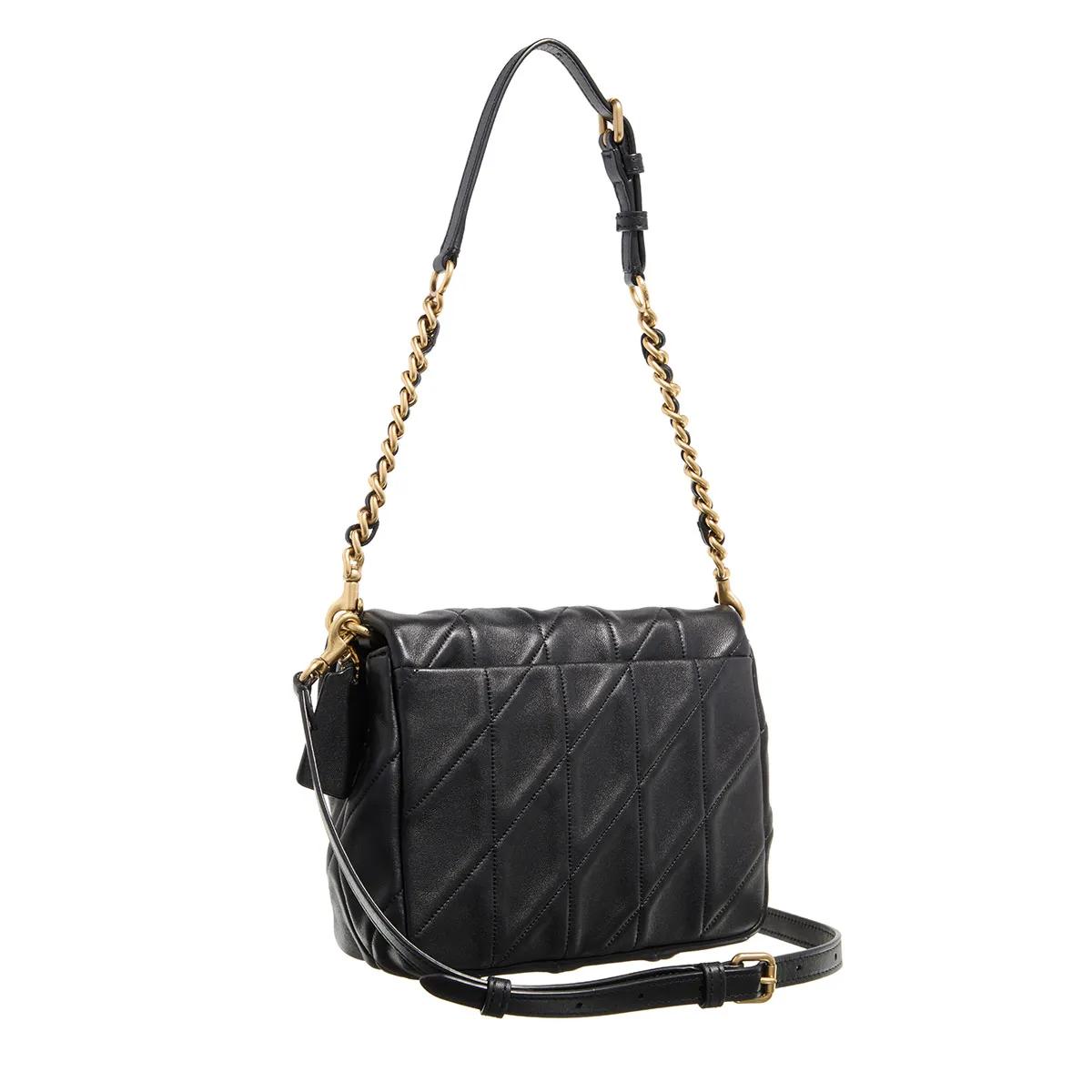Coach Crossbody bags Quilted Washed Leather Times Square Tabby Shoulder in zwart