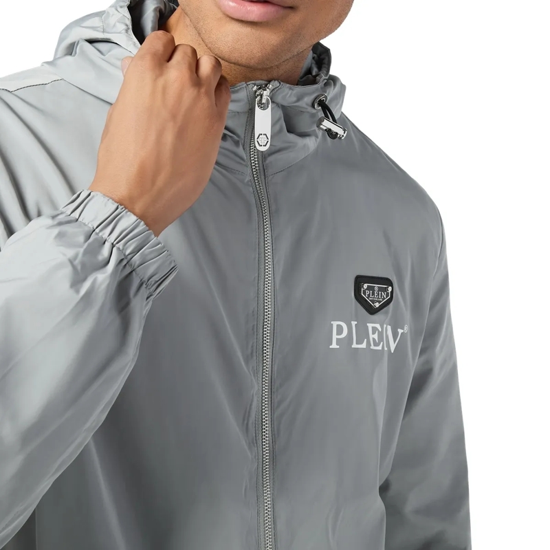Philipp Plein Daunenjacke Windbreaker grau(Image 5)