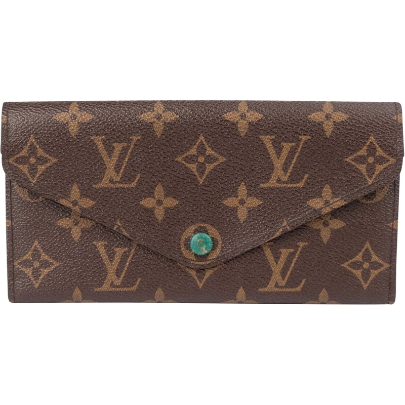 Louis Vuitton Geldbörse Louis Vuitton Canvas Monogram Josephine Wallet braun