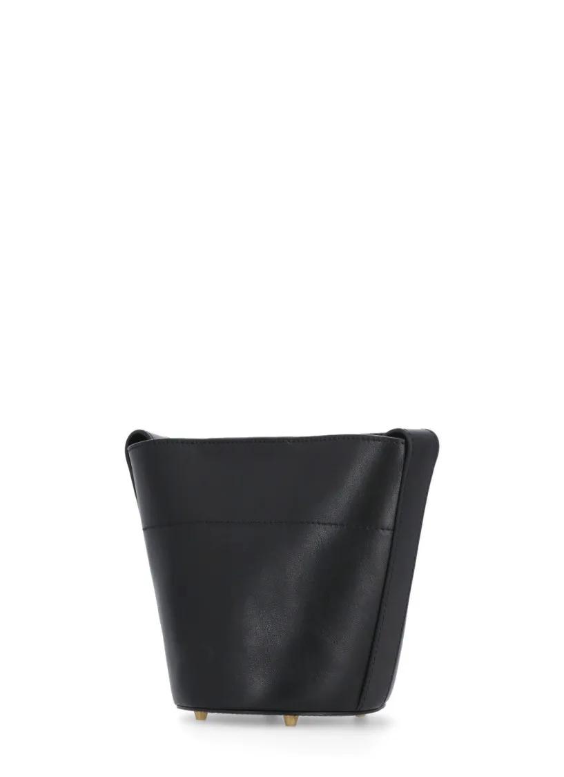 Moschino Crossbody bags Metal Toggle Shoulder Bag in zwart