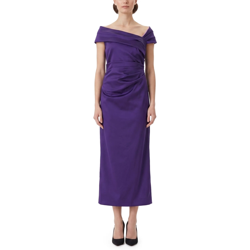 Talbot Runhof Maxikleid Drapiertes Abendkleid lila(Image 2)